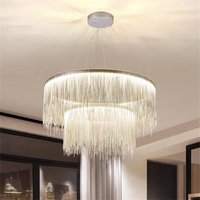 Adlington Circular Chandelier Postmodern tassel light Living Room Chain Led dining table lamp Bedroom boho home decoration light