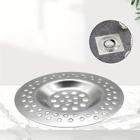 Porous Bowl Shaped Drain, Bathroom Sink Drain Cover, Stainless Steel Filter, Bathtub Hair Anti Clogging, Slag Blocking Mesh