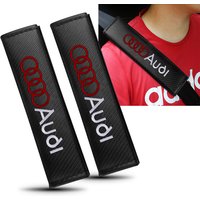 1/2Pcs Car Styling Seat Belt Cover Leather Seatbelt Shoulder Strap Pad For Audi A1 A2 A3 A4 A5 A6 A7 A8 Q5 Q7 C8 S Quyttro Sline