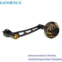 GOMEXUS Power Handle for Shimano Stradic FL FM Stella Vanford Vanquish Nasci Twinpower 1000-5000 Spinning Reel Handle