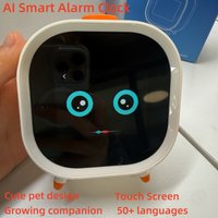 2026 AI Smart Alarm Clock for Kids LLM Learning Assistant Voice Control Study Timer Parent App, Eye Protection Birthday Gift