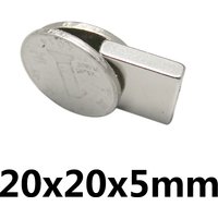 20x20x5mm Powerful Quadrate Magnet 20x20x5 Powerful Magnet 20*20* 5mm For Home Refrigerators, Offices DIY