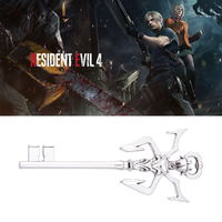 Resident Evil 4 Game Peripheral New Alien Key Pendant Cosplay Keyring Unisex Jewelry Props Accessories