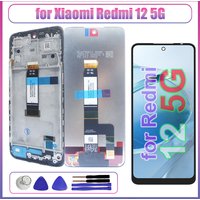 New LCD for Redmi 12 5G LCD Display Touch Screen Digitizer Replacement for Redmi 12 5G Phone 2AFZZRN8DY 23076RN8DY Phone LCD