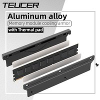 Teucer Computer Memory Cooler Radiator Aluminum Aolly Efficient Heat Dissipation RAM Vest For DDR2 DDR3 DDR4 with Thermal Pads