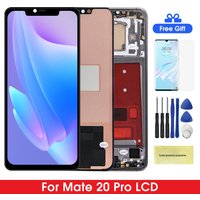 Display Screen with Frame for Huawei Mate 20 Pro, for Huawei Mate 20 Pro LYA-L09 LYA-L29 Lcd Display Touch Screen Assembly