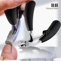 1Pcs Angled Head Toenail Clippers Professional Ingrown Toe Nail Clippers for Thick Nail Clippers with Catcher Pedicure Tools