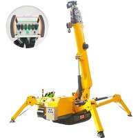2T Mini Spider Crane Hydraulic Mini Crawler Crane Compact Lifting Equipment Glass Installation Building Maintenance Air Works