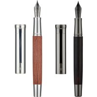 Hongdian 1866 Wood Fountain Pen #35 EF/F/M Nib Writing Ink PenSchool Office Supplies Gift Pens
