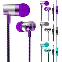 3.5mm Wired In-ear Earphone In Ear Noise Cancellation Ergonomic Design Stereo Sports Music Headphones For Mobile Phone
