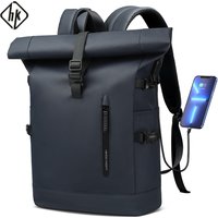 HK Large 15.6 Inch Laptop Backpack Men Anti-Theft Travel Backpack for Business University Bicycle School Backpack With USB Port