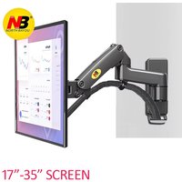 NB F150 3-12KG Long Arm 17'-35' Monitor TV Wall Mount Screen Aluminum Gas Spring Arm Monitor Holder 100X100 75X75