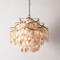 Shell Art Lamp Luxury Chandelier Modern Restaurant Living Room Study Bedroom Dining Room Creative Corridor Vintage Lamps