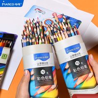 Marco Colored Pencils Set 24/36/48/72 Professional Oil Wood Soft Watercolor Pencil For School Drawing Sketching Art Supplies
