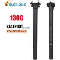 AliExpress ELITA ONECarbon Seat Post 27.2/30.9/31.6mm MTB/Road Biike Carbon Fiber Seatpost Titanium Screws Light 130g Seat Tube