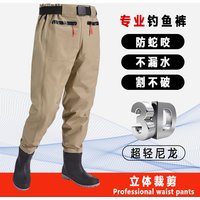 Nylon Half Waders Lure Fishing Waist-High Stream Pants Breathable Waterproof Angler Essential Lightweight Aquaculture Gear