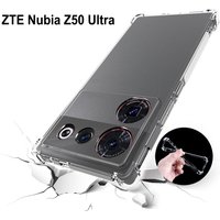 For ZTE Nubia Z50 Ultra NX712J Case Air Cushion Shockproof Airbag Clear Silicone TPU Back Cover Soft Case for ZTE Nubia Z50Ultra