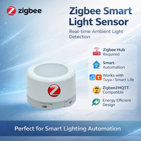 Zigbee Smart Brightness Sensor Ambient Light Illuminance Detector For Smart Home Automation MQTT Version or Tuya Zigbee Version