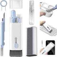 7 In 1 Computer Keyboard Cleaner Brush Kit Earphone Cleaning Pen Keycap Puller For AirPods Headset Laptop PC Tablet Camera Phone