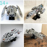 Creative store MOC 8 Unique Mods Classic Saucer Spaceship Buliding Blocks Galaxy Explorer Bricks Birthday Gifts for Adults