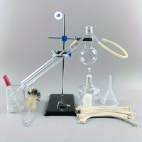 Home Distillation Apparatus Set Home Distiller to Make Essential Oil Moonshine Alcohol Distiller Chemistry Lab Glassware Kit