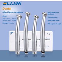 Dental High Speed Handpiece Teaching Model E-Generator Integrated Turbine Push Button Triple Water Spray Cooling High Rotation