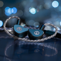 CrinEar Nightfall Dual-Dynamic Monolithische Aluminium-IEM-Kopfhörer mit CNC-gefrästem, eloxiertem Aluminiumgehäuse