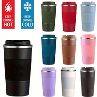 Stainless Steel Vacuum Travel Mug Double-Walled Leak-Proof Portable Thermal Sports Water Bottle for Fitness Car Use