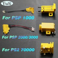 1Pc Power Charging Port Connector For PSP1000 2000 3000 DC Female Socket Jack For PS2 70000 Console Connect Accessories