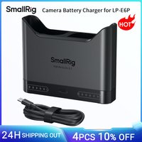 SmallRig Camera Battery Charger for LP-E6P /LP-E6NH 22.5W USB-C Port for Canon EOS R6 Mark III,R5 Mark II,R6 Mark II,C50,R5,R7