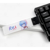 Acrylic Material Keyboard Ribbon Mechanical Keyboard Strap Magnetic Axis Keyboard Strap Wooting Atk68 Drunkdeer Looting Decor