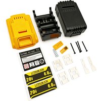 For DeWalt 20V Lithium Ion Battery Plastic Case 10X18650 For XR 18V DCB183 DCB203 DCB204 DCB200 DCB206 Shell Housing Case Parts