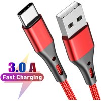 3A USB C Cable Type C Cable Fast Charging Data Cord Wire For MacBook Xiaomi Samsung USB To USB C Cable For Huawei Oneplus Poco