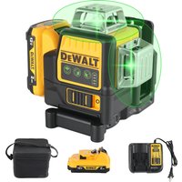 2026 DEWALT DW089LG Lithium Battery Green Laser Level | 12 Lines 3 Sides 360° Horizontal Vertical | Outdoor Leveling Measurin