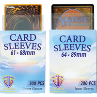 200 PCS Top Loading Board Game Card Sleeves Clear Inner Card Sleeves Perfect Fit MTG/YGO Game Cards ,Football Cards