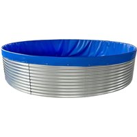 A full set of thickened round galvanized sheet canvas reservoir orchard breeding agricultural pool fire water tower large pool
