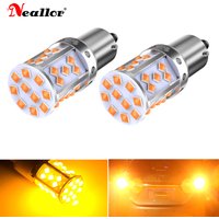 A Pack NO Hyper Flash 1156 BA15S P21W BAU15S PY21W T20 7440 Led Bulb Turn Signal Light Lamps Amber Orange Canbus Error Free Leds