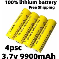 New 18650 battery 3.7V 9900mAh rechargeable Li-ion battery for Led flashlight Torch batery lithium battery 18650.00 18650battery