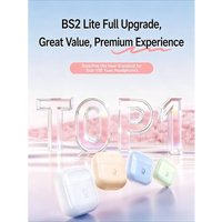 BASEUS BS2 Lite Bluetooth Earphones with Wireless Semi in Ear Surround Sound and Long Battery Life Suitable for Xiaomi and Apple