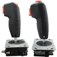 Arcade Joystick Flight With Vibration Trigger Joystick Red Top Button 8 Way Direction Control Wshaft Arcade