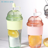 NEW 1Pc Transparent Pearl Milk Tea Cup With High Appearance And Cute 14mm Straight Drink Cup