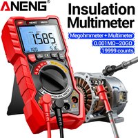 Insulation Multimeter Megohmmeter Tester ANENG MH17 Resistance AC/DC Voltage Diode 19999 Count Digital Electrician Detector Tool