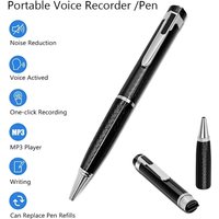 Portable Digital Voice Recorder Professional Writing Audio Recording Pen Noise Reduction Dictaphone for Business Meeting