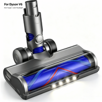 Vacuum Attachments for Dyson V6 Cleaners Brush Head Quick Release Anti-Tangle for Hardwood Floor and Carpet DC58 DC59 DC62 DC74