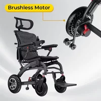 Aide à la mobilité médicale moderne, pliable, électrique, à châssis en acier, 24V 12Ah, pour voyages et activités de plein air, pour personnes handicapées