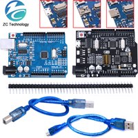 UNO R3 Official Box Type-c Mini Micro WiFi ATMEGA328P Original Chip CH340G For Arduino UNO R3 Development Board WeMos ESP8266