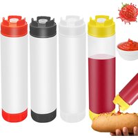 1 Dressing Squeeze Bottle, Small Salad Dressing Container, Salad Dressing, Ketchup, BBQ Sauce Squeeze Bottle, Oil Bottle