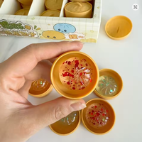 10pcs Crystal Bag Card Cute Steamed Bun Squeeze Toy, Slow Rebound, Adorable Mini Steamed Buns, Adult Stress Relief and Fun Gift