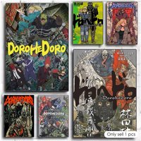 Anime D-Dorohedoro Classic Poster Modern PP Paper Wall Art Sticker Minimalist Decorative for Home Wall Decor Gift