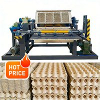High Efficiency Egg Tray Product Line Paper Tray Making Machine Integrated Paper Forming Machine with Dryer Customized Hot Sale
